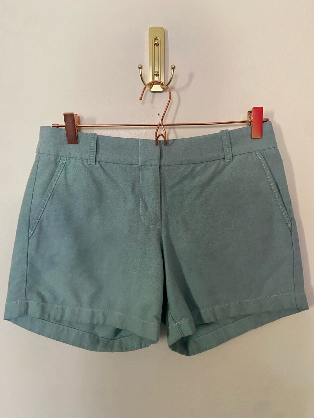 J. Crew Light Teal Chino Shorts Size 4